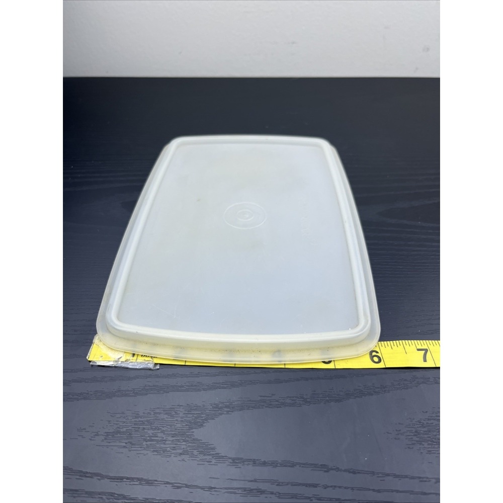 Vintage Tupperware 769-1 Rectangle Replacement Lid Cover Seal USA - Picture 7 of 7